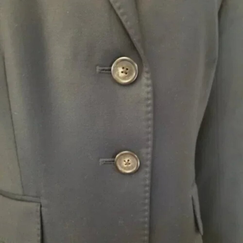 NWOT J.Crew Navy wool classic double button blazer size 12 petite (O6) - Picture 2 of 7
